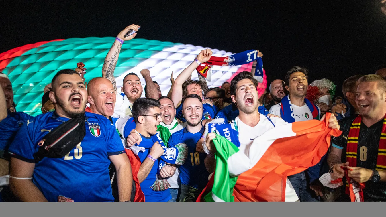European Football Championship - Belgium - Italy Sports soccer EM whoopee Celebrate Horizontal JOY 