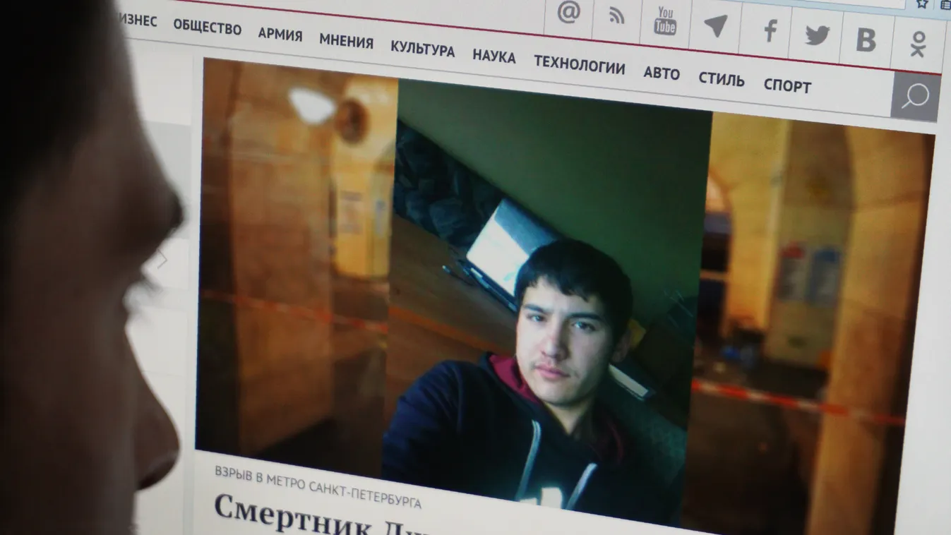 Akbarzhon Jalilov, a szentpétervári robbantásos merénylet elkövetője, terrortámadás a szetpétervári metróban 