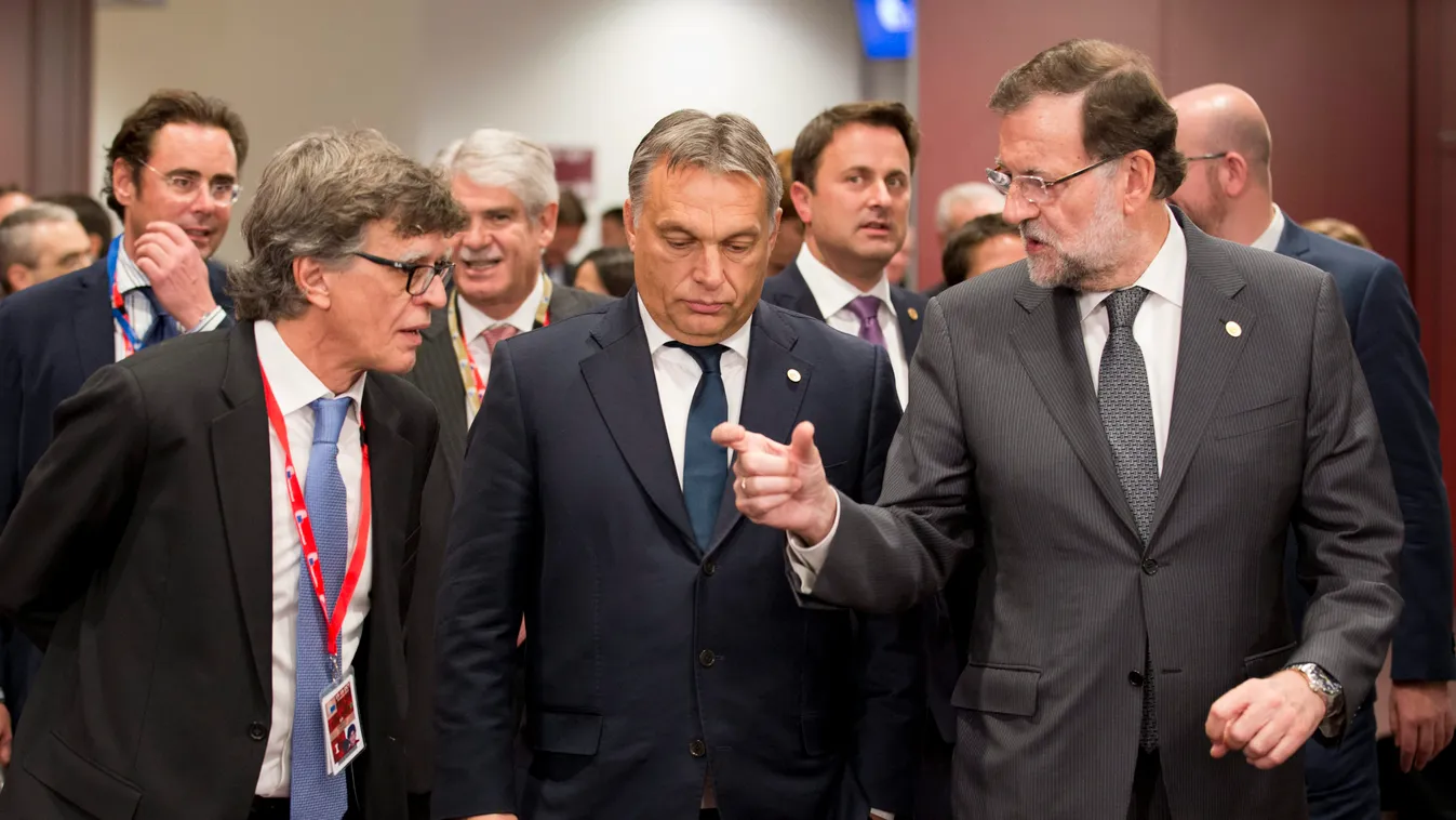 RAJOY BREY, Mariano; Orbán Viktor, EU-csúcs 