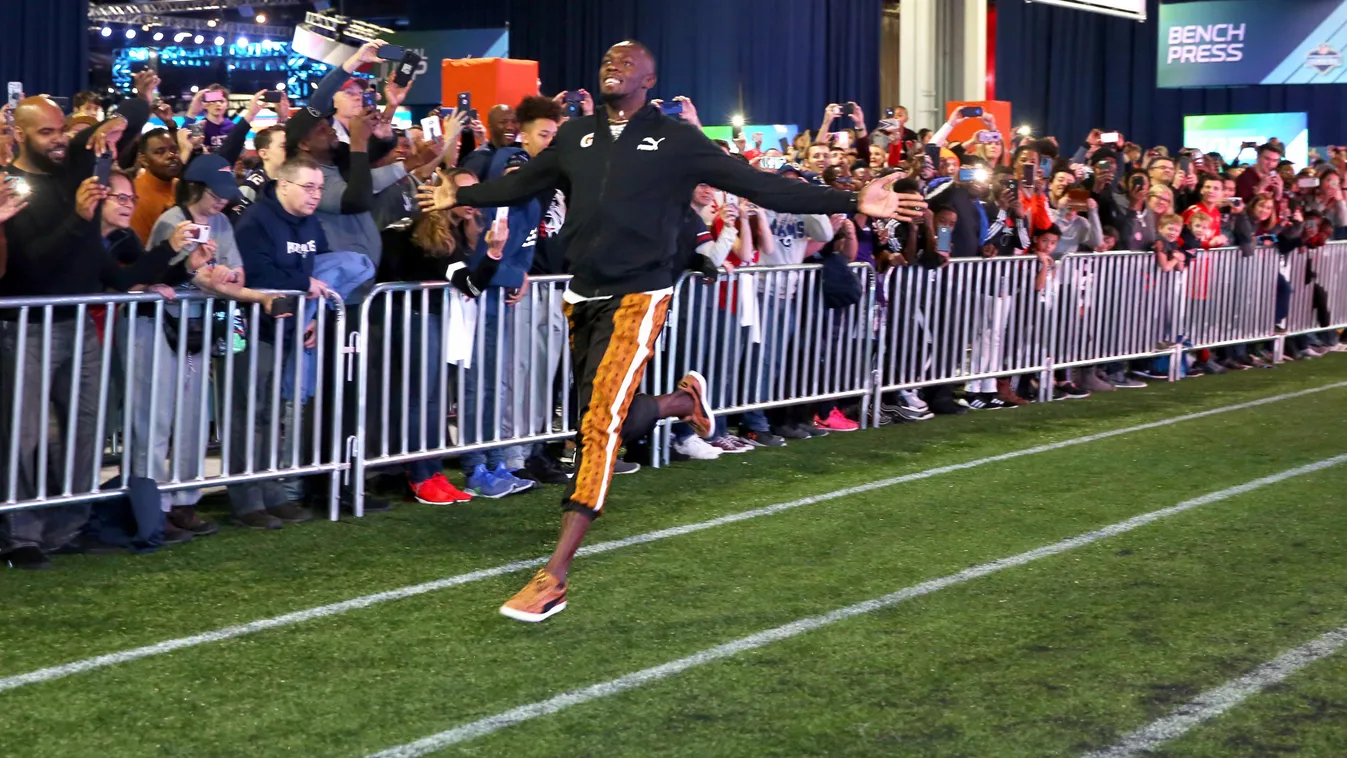 Usain Bolt And Gatorade Help Rich Eisen Train For The Combine GettyImageRank1 Arts Culture and Entertainment Celebrities topics topix bestof toppics toppix 