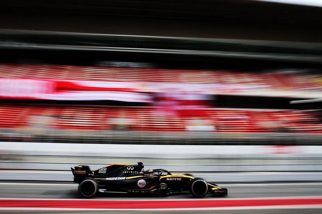 A Forma-1 előszezoni tesztje Barcelonában - 7. nap, Carlos Sainz, Renault Sport Racing 