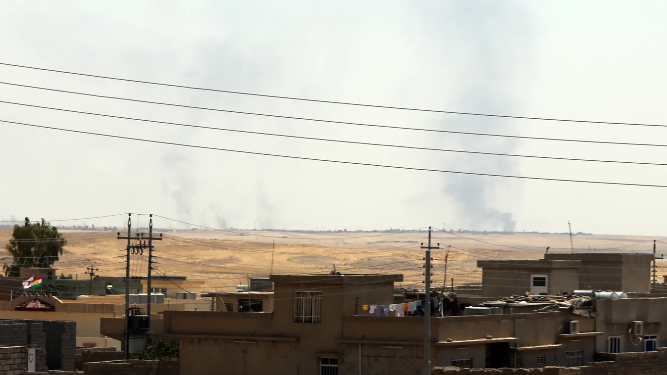 A moszuli gát 2007-ben, amerikai légicsapás Irakban 