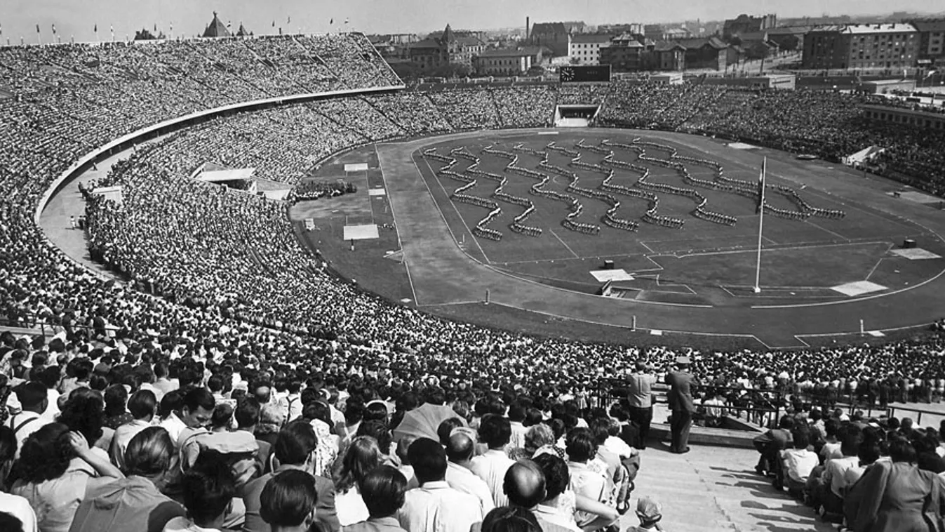 A Népstadion a megnyitás napján 1953. augusztus 20-án