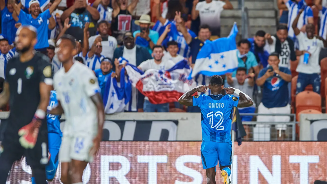 2021 CONCACAF Gold Cup Panama vs Honduras CONCACAF,COPA ORO,GOLD CUP Horizontal, Honduras, Panama, Romell Quioto 