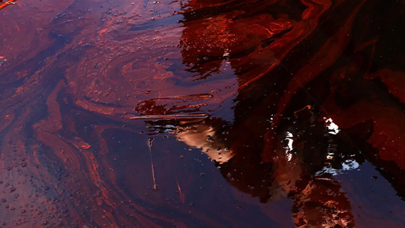 BP olajszennyezés, olajkatasztrófa a Mexikói-öbölben, olajfolt Blind Baynél 