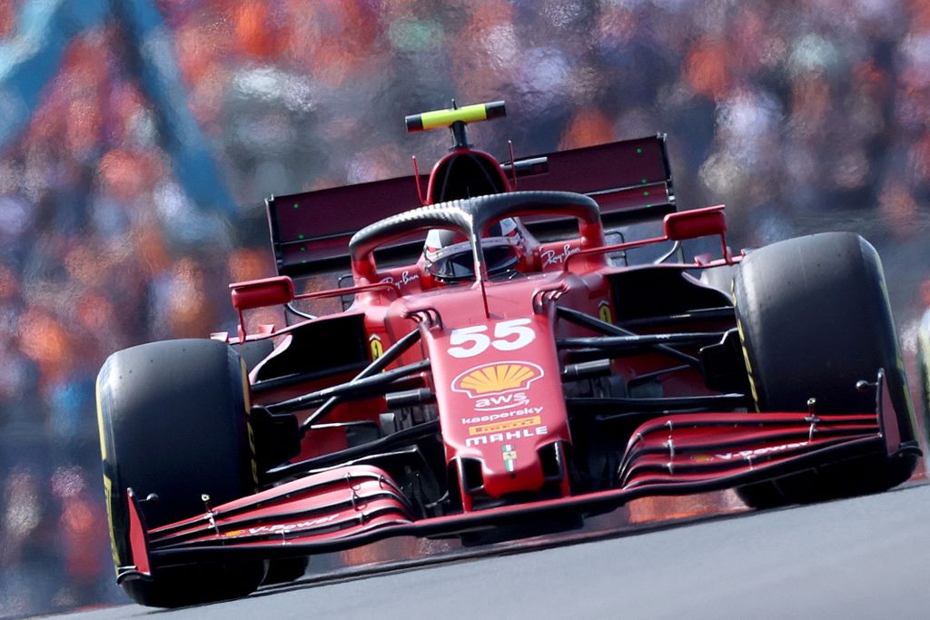 Forma-1, Carlos Sainz, Ferrari, Holland Nagydíj 2021, péntek 