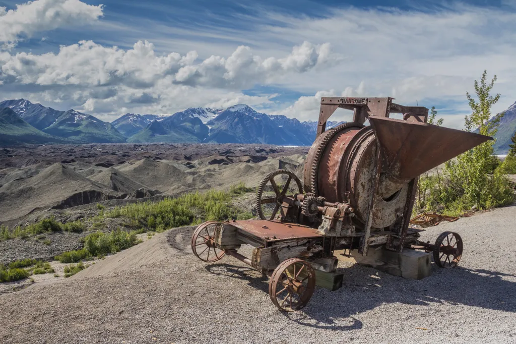 Kennecott, Alaszka, bányászat, bányász, bányásztábor, elhagyatott, szellemváros, galéria, 2023 