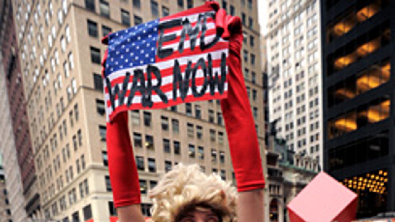 Occupy Wall Steet, tüntetők New York pénzügyi központjában
