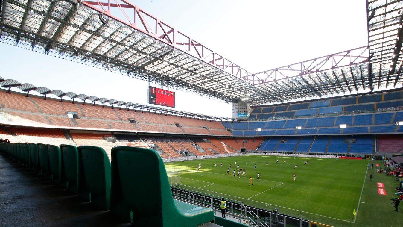 Milánó, 2020. március 8.
Az AC Milan és a Genova olasz első osztályú bajnoki labdarúgó-mérkőzése a milánói Giuseppe Meazza Stadionban 2020. március 8-án. Az olasz bajnoki meccseket a tüdőgyulladást okozó új koronavírus járványa miatt zárt kapuk mögött ját