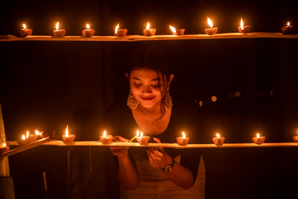 divali fényünnep, india, galéria 