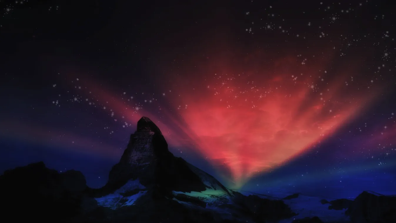 aurora borealis, északi fény, sarki fény 