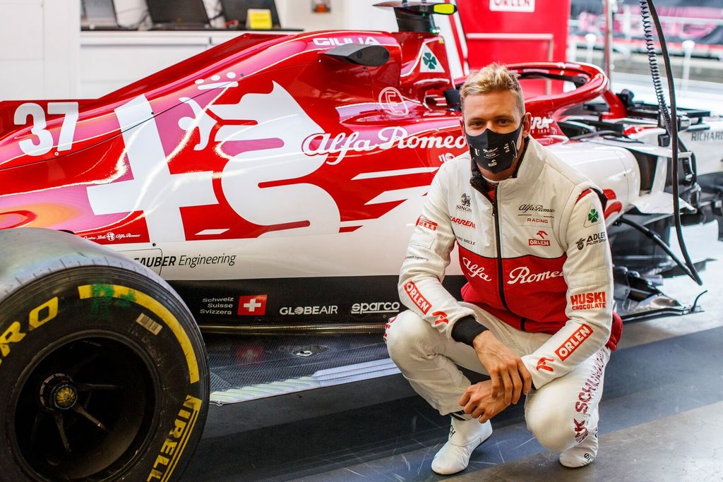 Forma-1, Eifel Nagydíj, csütörtök, Mick Schumacher, Alfa Romeo Racing 