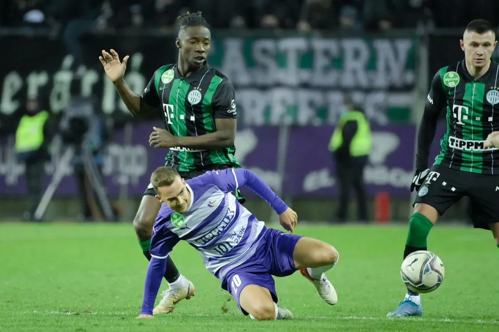 Labdarúgás, OTP Bank Liga, Újpest-Ferencváros 2022.01.30. 