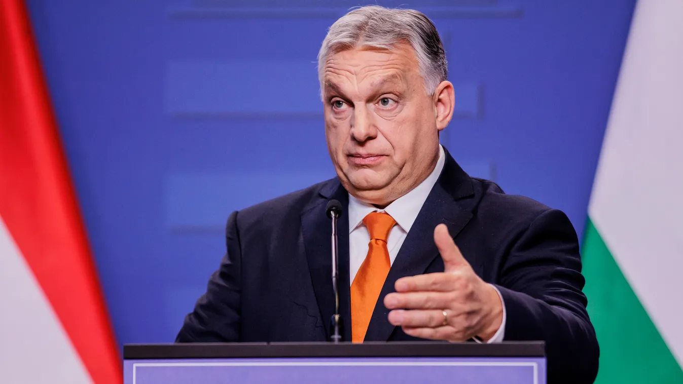 Orbán Viktor, nemzetközi sajtótájékoztató, Karmelita Kolostor, 2022.04.06. 