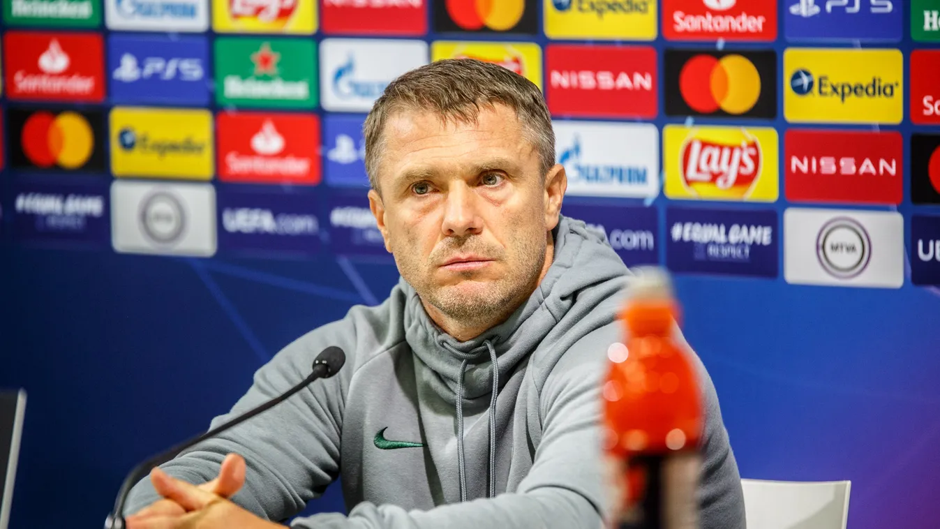 Ferencvárosi TC sajtótájékoztató FTC Fradi Szerhij Rebrov 