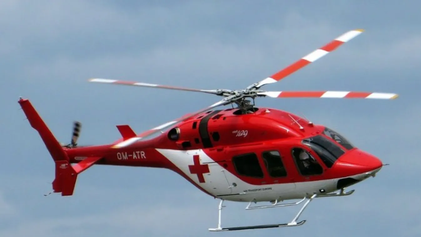 szlovák mentőhelikopter, Életveszélyes állapotban mentőhelikopterrel szállították kórházba a garamszentkereszti kisfiút. 