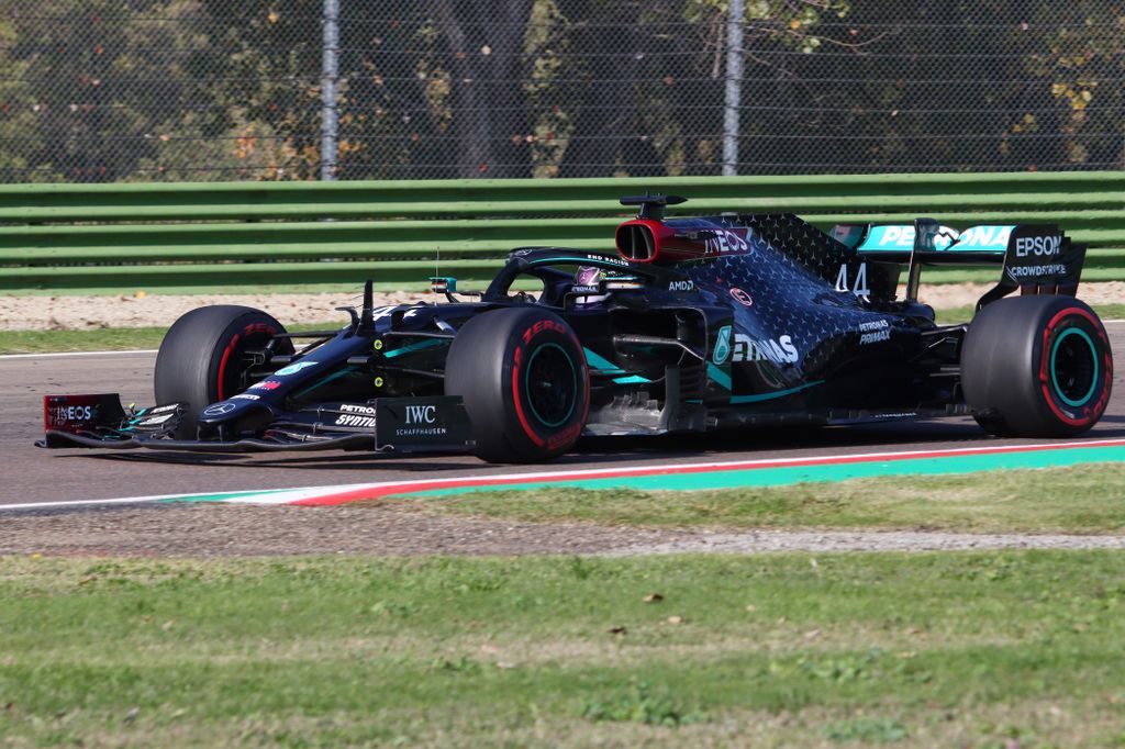 Forma-1, Emilia Romagna Nagydíj, szombat, Lewis Hamilton, Mercedes 