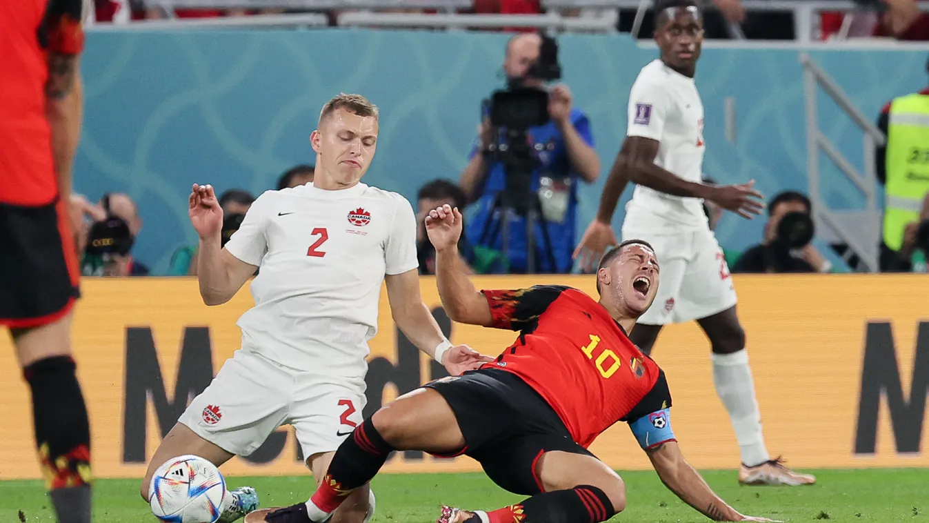 2022-es labdarúgó-világbajnokság, 2022-es katari FIFA-világbajnokság, Katar, labdarúgás, futball, foci-vb, focivb2022, Belgium, Kanada, Belgium - Kanada, 2022.11.23., 