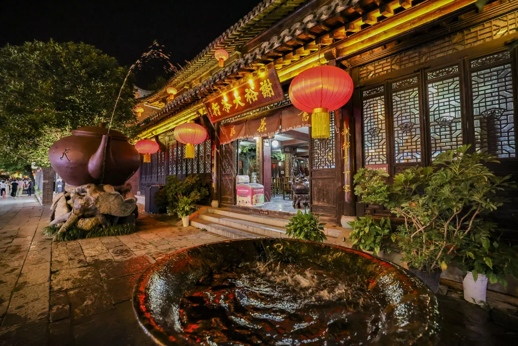 Tajercsuhang Tai'erzhuang ancient town Kína 