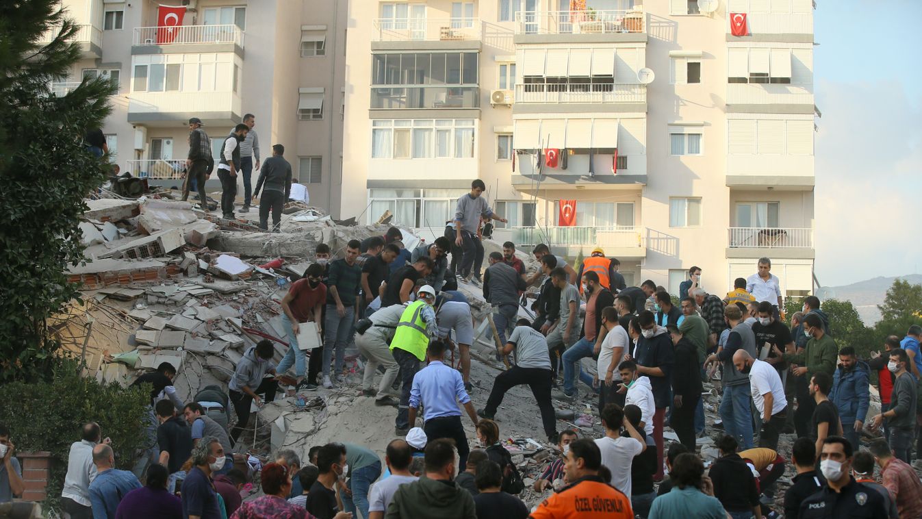 Izmir, Törökország, földrengés 