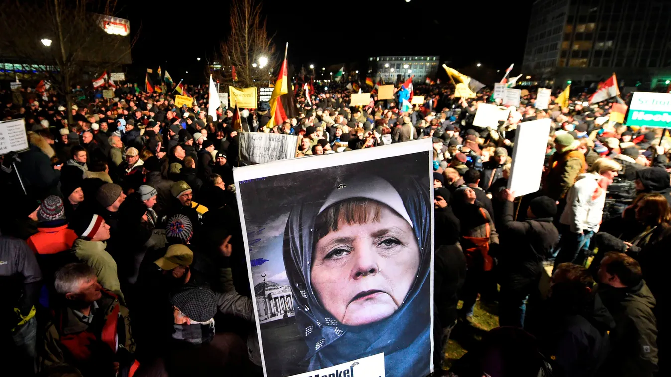 PEGIDA-tüntetés Németországban 