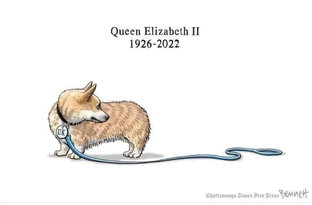 Kép leírása:II. Erzsébet, II. Erzsébet halála, Ilyen kedves mémekkel emlékezik az internetes világ az elhunyt királynőre, mémek 