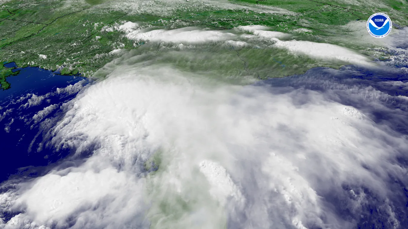 hurrikánok, az alberto hurrikán műholdképe 