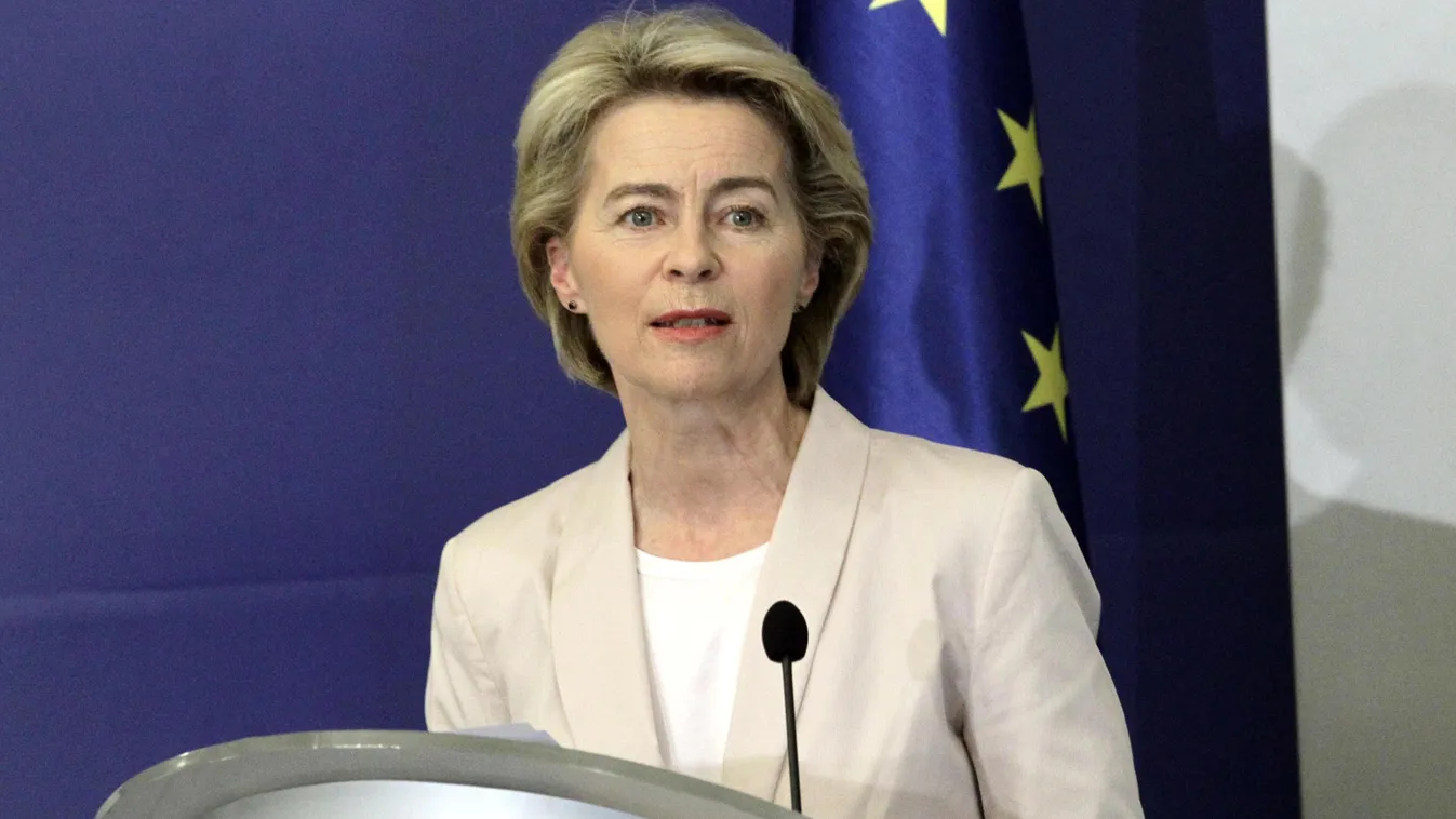 von der Leyen - Borisov meeting in Sofia Bulgaria POLITICS Ursula von der Leyen MEETING Sofia August Boyko Borisov 2019 