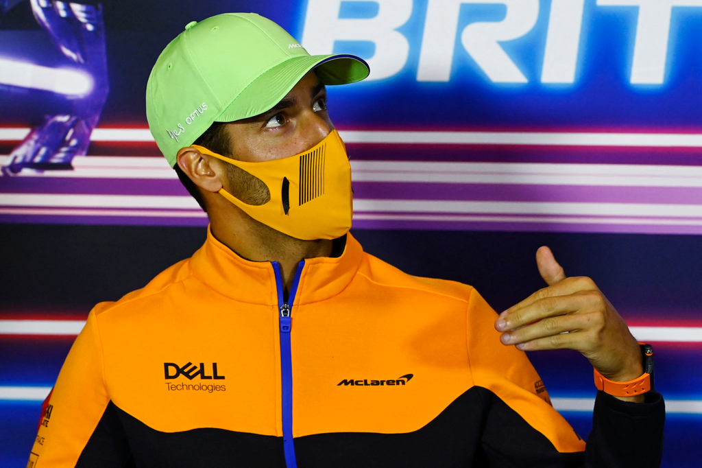 Forma-1, Daniel Ricciardo, Brit Nagydíj 2021, csütörtök 