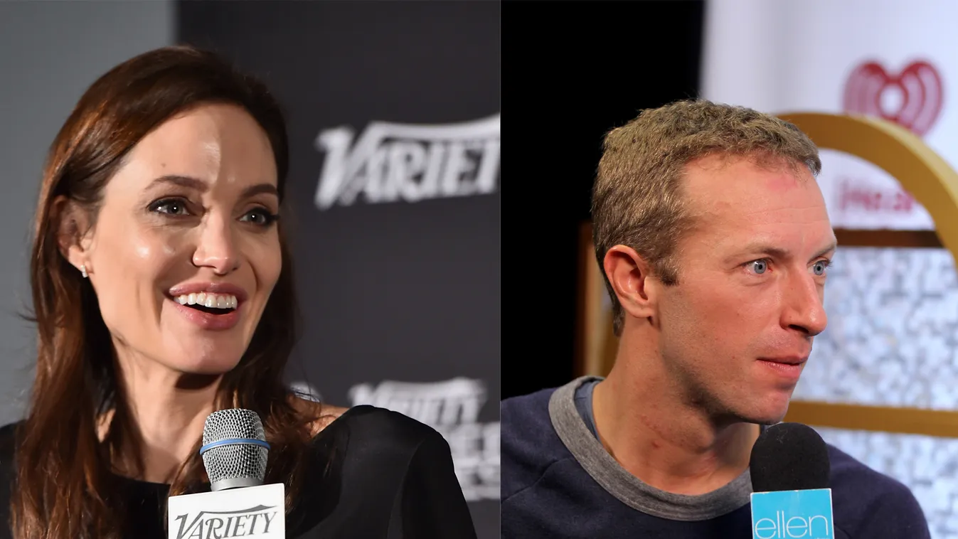 Chris Martin és Angelina Jolie 