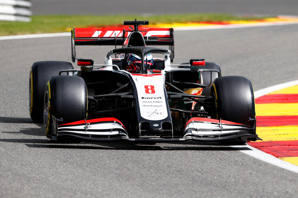Forma-1, Romain Grosjean, Haas, Belga Nagydíj 2020, szombat 