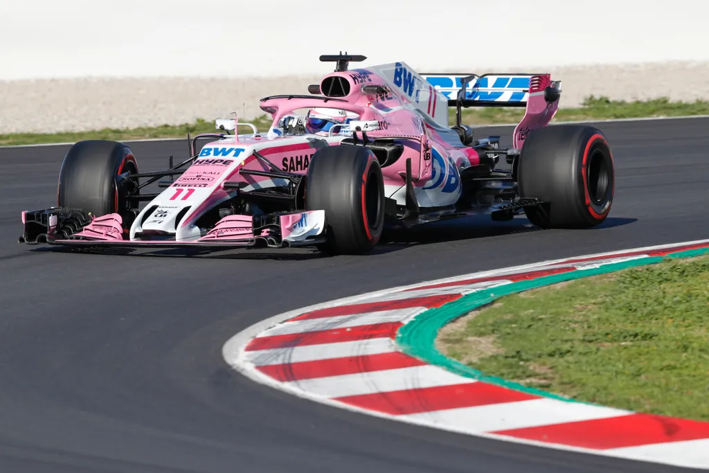 A Forma-1 előszezoni tesztje Barcelonában - 5. nap, Sergio Pérez, Force India 