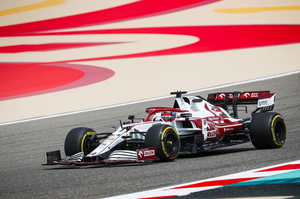Forma-1, Kimi Räikkönen, Alfa Romeo Racing, Bahrein teszt 1. nap 