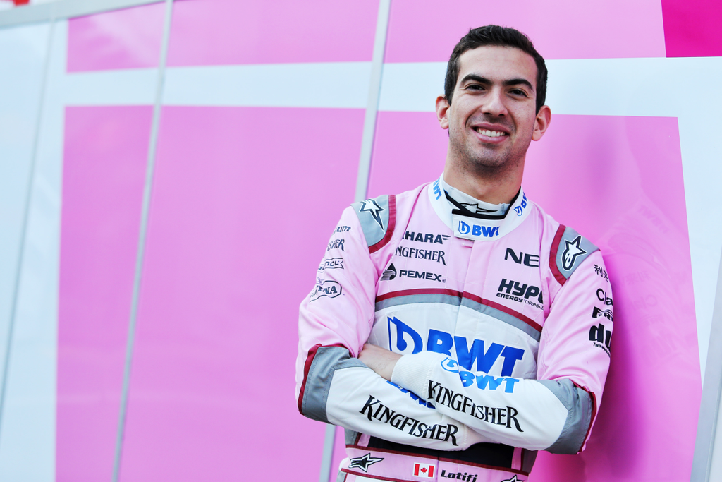 Forma-1-es szezonközi teszt, Barcelona, 1. nap, Nicholas Latifi, Force India 