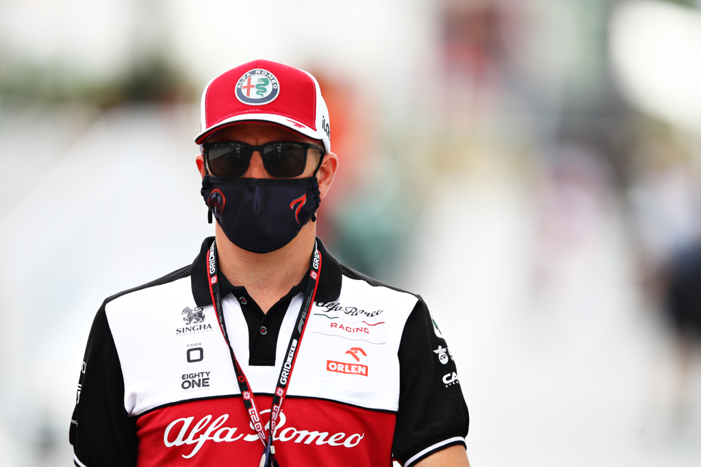 Forma-1, Kimi Räikkönen, Alfa Romeo, Azeri Nagydíj 2021, péntek 