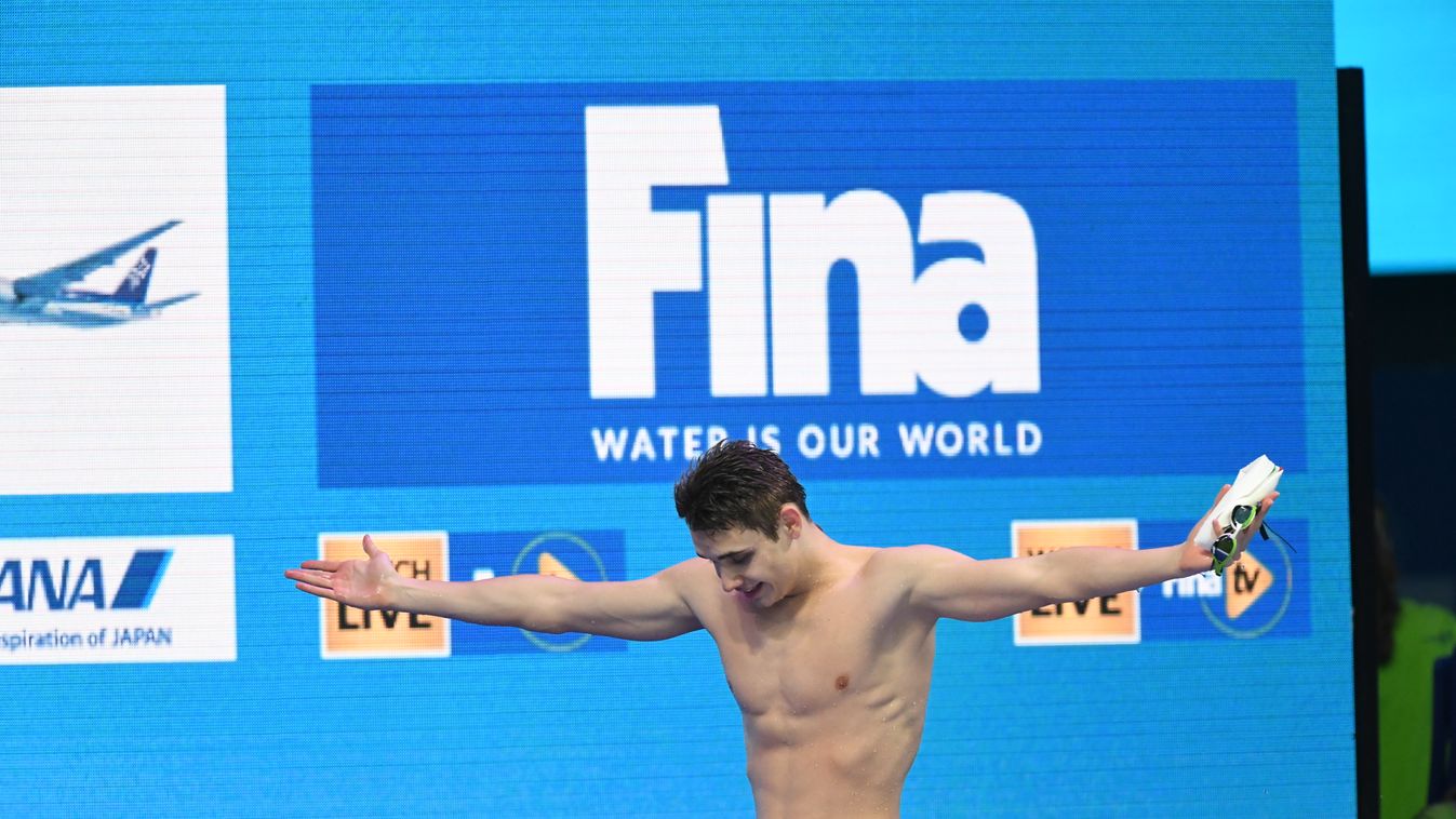 Úszás Vizes VB, FINA2017, férfi 100 méter pillangó, döntő, Milák Kristóf 
