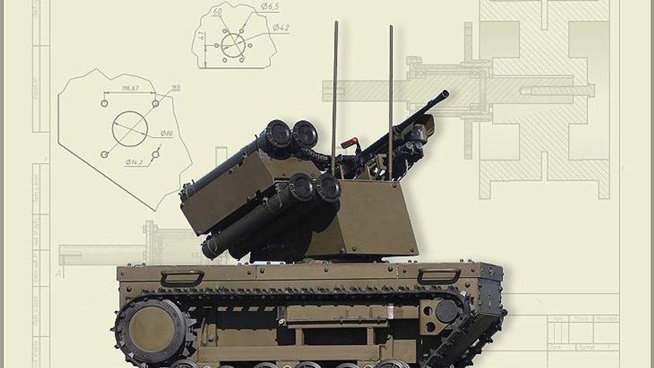 tank ukrán robot 
