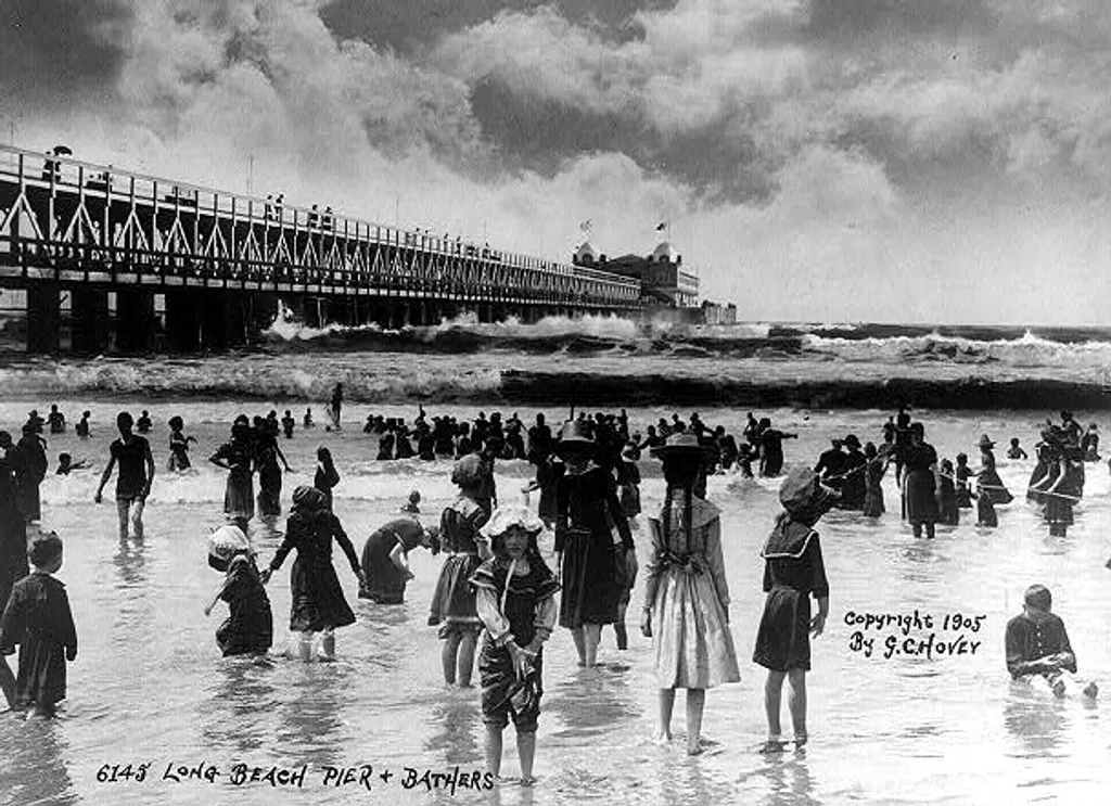 Long Beach USA amerika 1905 strand 