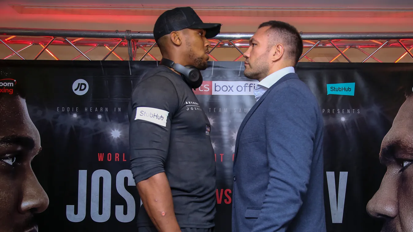 Box Horizontal BUST PROFILE PRESS CONFERENCE BOXING, Kubrat Pulev, Anthony Joshua 