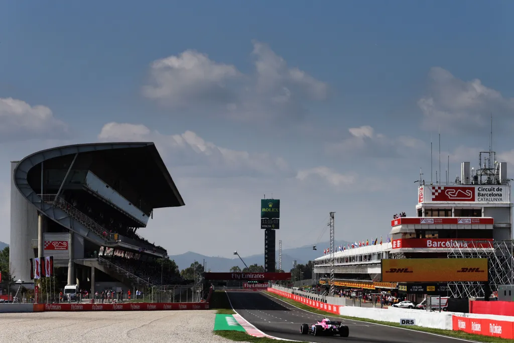 A Forma-1-es Spanyol Nagydíj pénteki napja, Esteban Ocon, Force India 