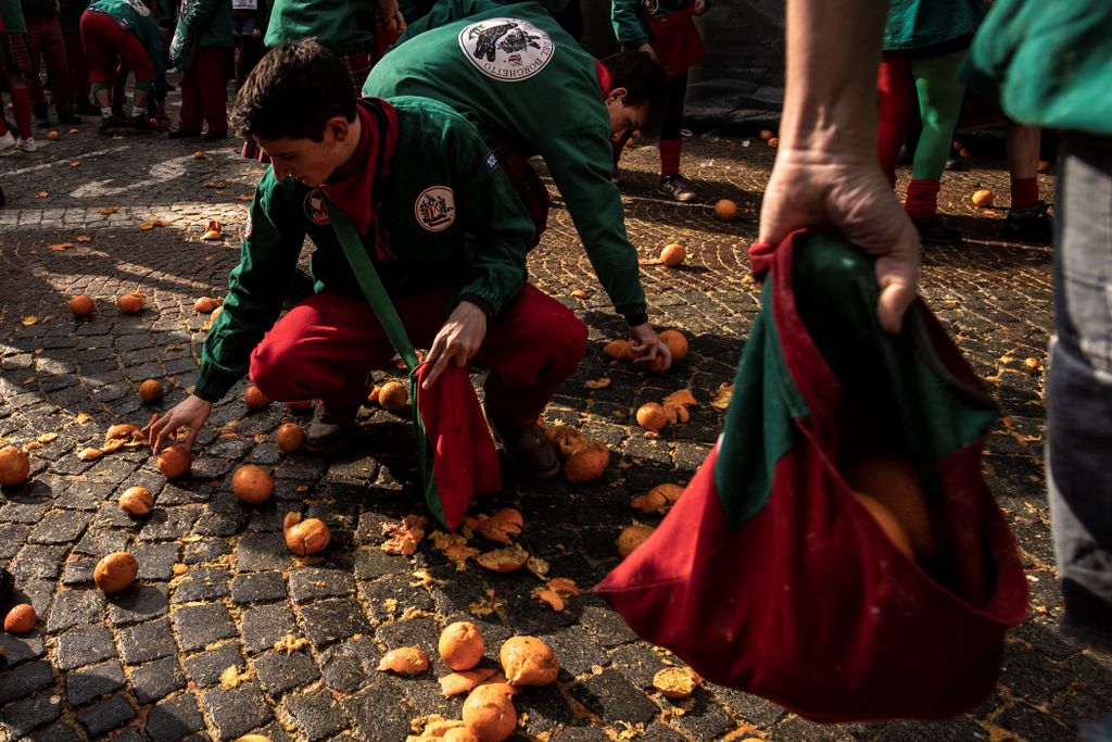 Ivrea narancs fesztivál 