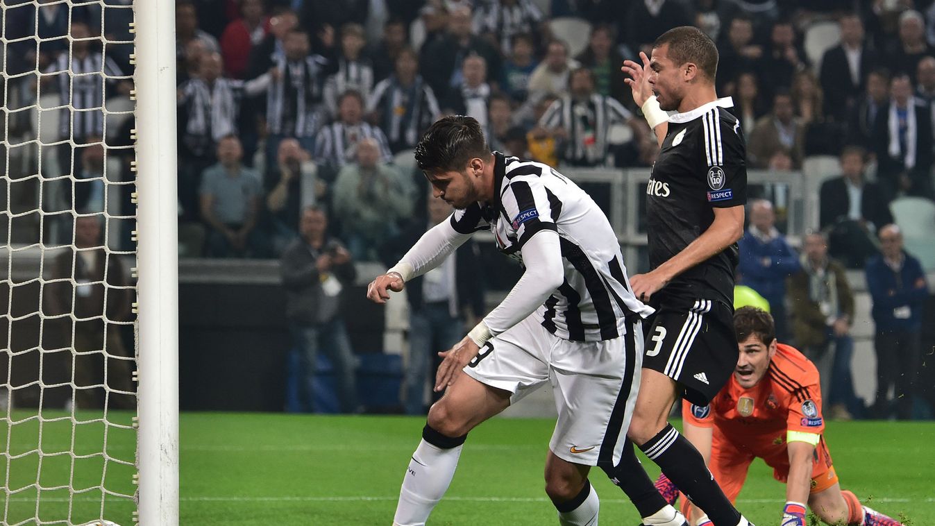 Alvaro Morata gólja a Juventus-Real Madrid BL-elődöntőben 