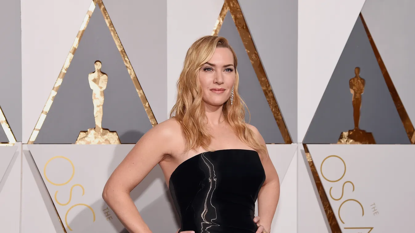 Kate Winslet a 88. Oscar-gálán, 2016 februárjában 