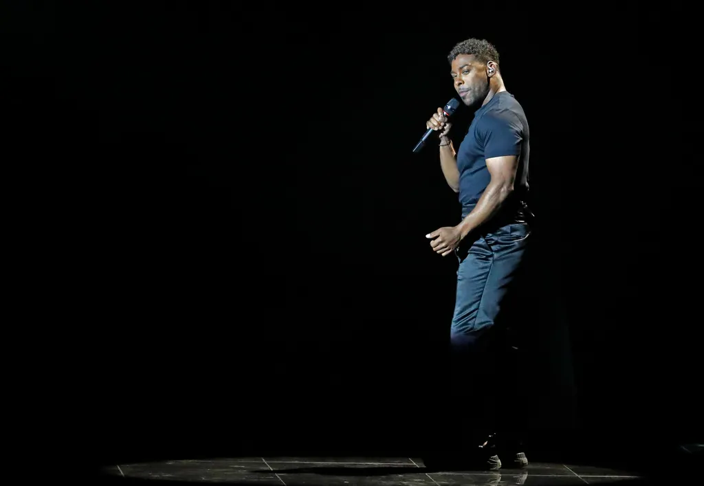 Sweden's John Lundvik performs the song "Too Late for Love" during the Grand Final of the 64th edition of the Eurovision Song Contest 2019 at Expo Tel Aviv on May 18, 2019, in the Israeli coastal city. (Photo by Jack GUEZ / AFP) 