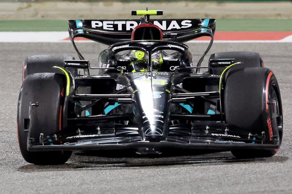 Forma-1, Bahreini Nagydíj 2023, vasárnap, Lewis Hamilton 