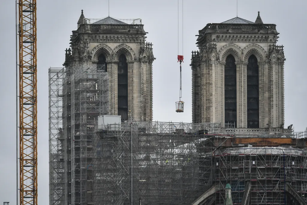 Így halad a párizsi Notre-Dame újjáépítése, galéria, 2023 