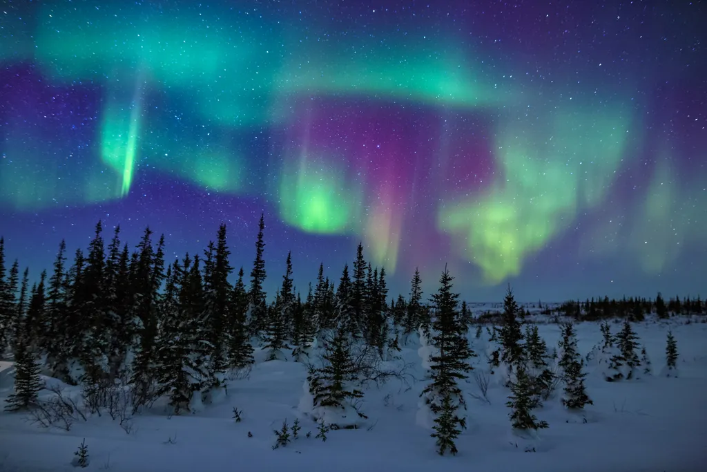 Északi sarkfény, aurora borealis 