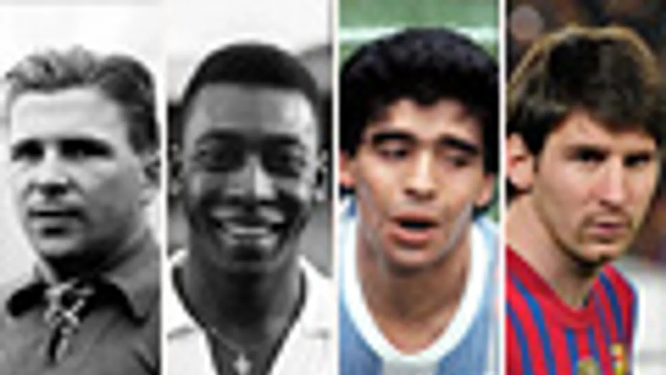 Puskás, Pelé, Maradona, Messi, a labdarúgás klasszisai