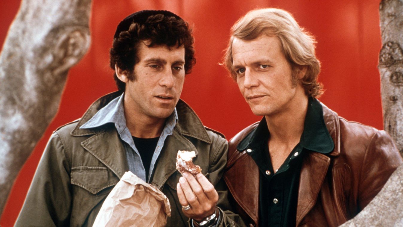 The original 'Starsky & Hutch' ACE Arts-Culture-Entertainment TELEVISION UNITED_STATES:USA GESTURE group movie_scene series starsky_and_hutch HORIZONTAL 