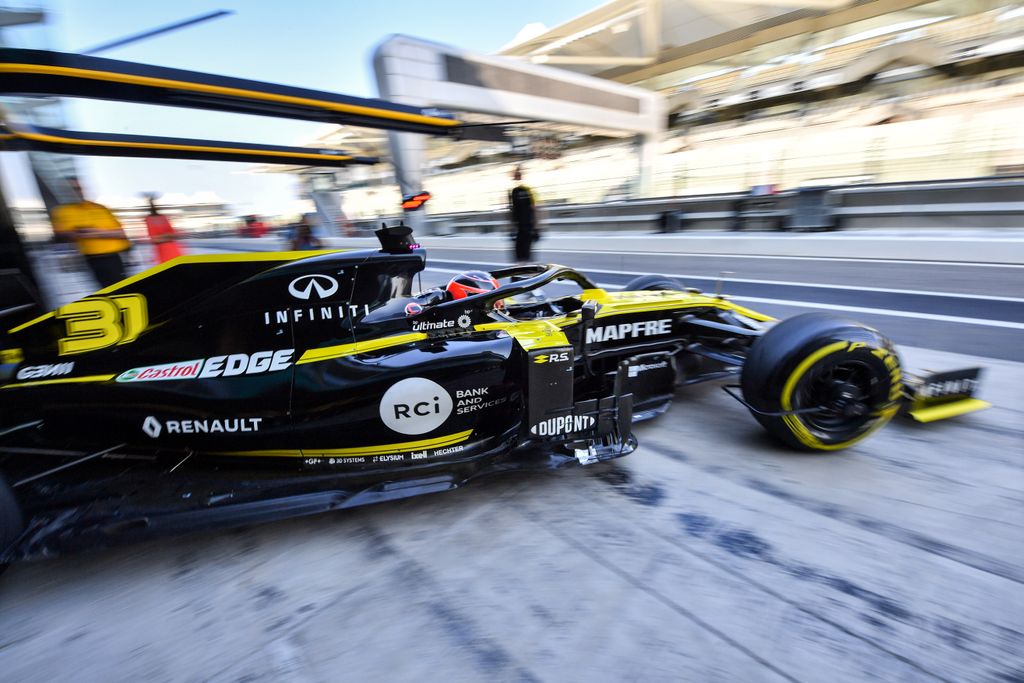 Forma-1, Esteban Ocon, Renault F1 Team, Abu-Dzabi teszt 